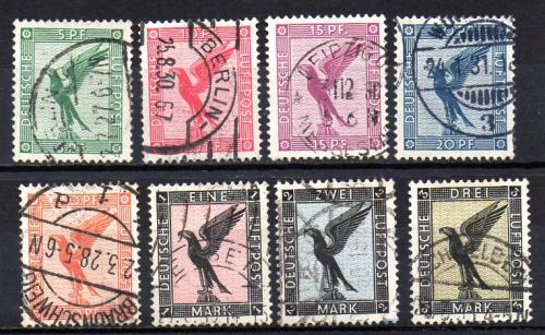Germany Empire Nº Yvert A 27/34 Nº Michel 378/84 (o)